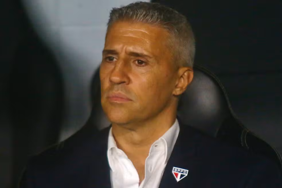 Hernán Crespo em Coritiba x São Paulo — Foto: Gabriel Machado/AGIF