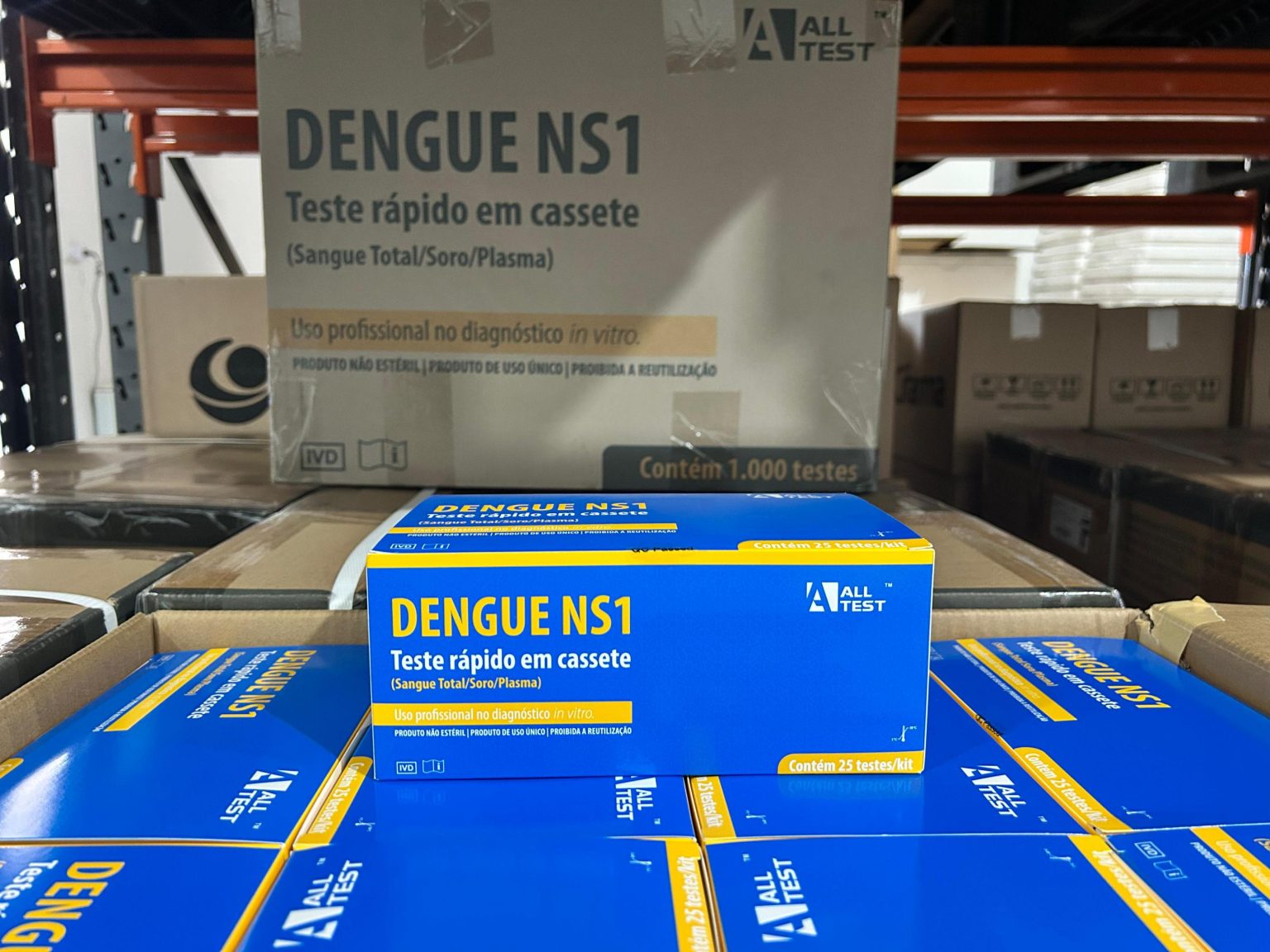 Por meio dos testes rápidos de detecção da dengue, será fortalecido o processo de diagnóstico precoce da doença- Ascom Sesau