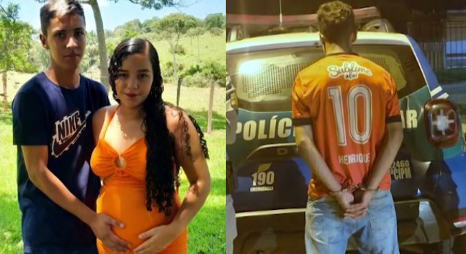 Jovem mata a namorada grávida a facadas por não aceitar o fim da relação