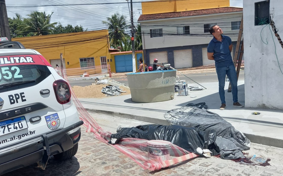 Trabalhador morre após sofrer descarga elétrica e cair de prédio