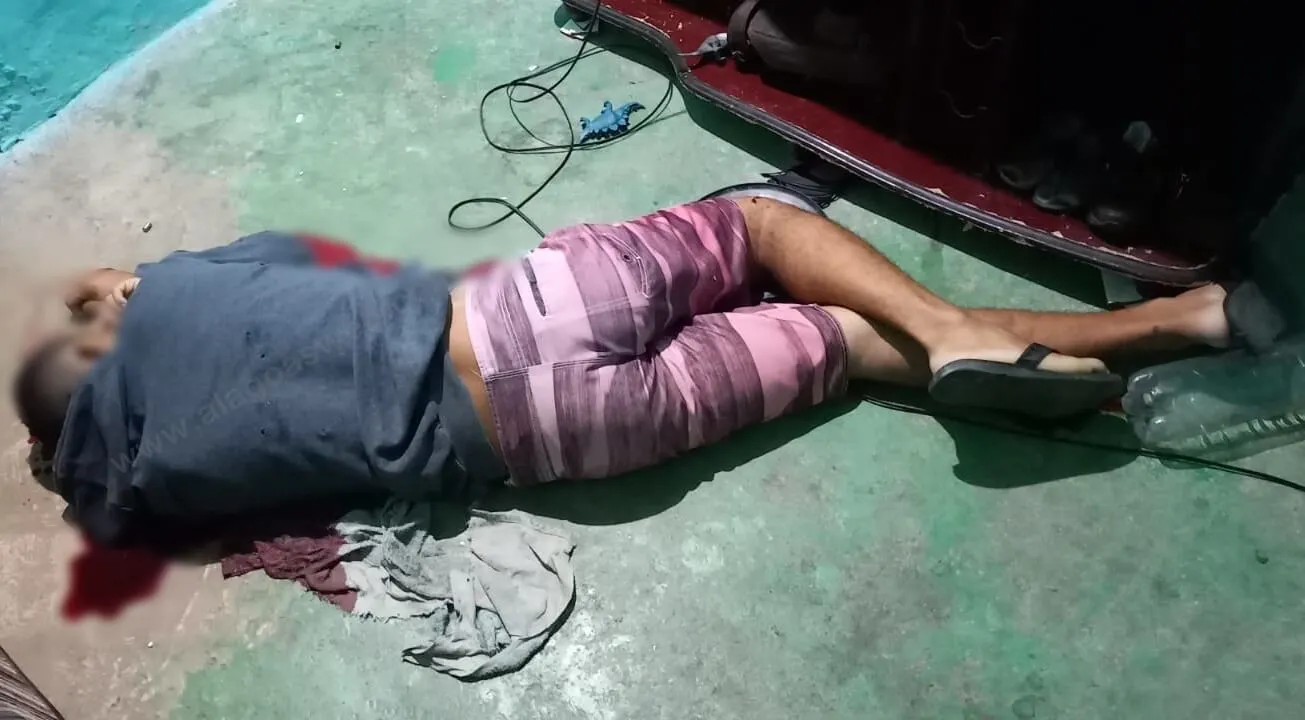 Pistoleiros invadem casa e matam homem a tiros em Alagoas