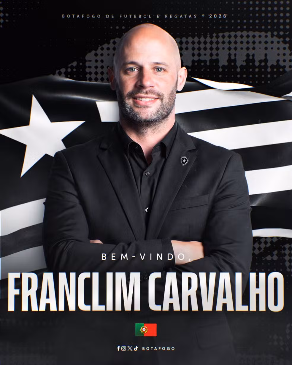 Botafogo anuncia Franclim Carvalho — Foto: Divulgação