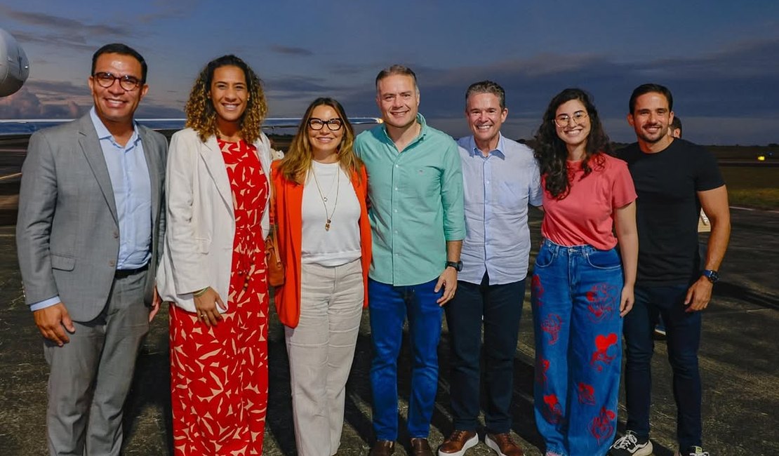 Janja chega em Maceió e tem agenda com marisqueiras no Vergel do Lago