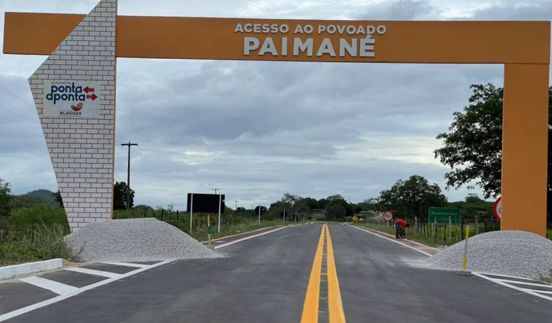 Entrada do Povoado Pai Mané, em Dois Riachos, Sertão de AL - Foto: Reprodução/Internet