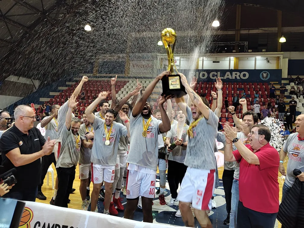 Paulistano, campeão paulista de basquete 2023 - Foto: Cairo Oliveira/EPTV