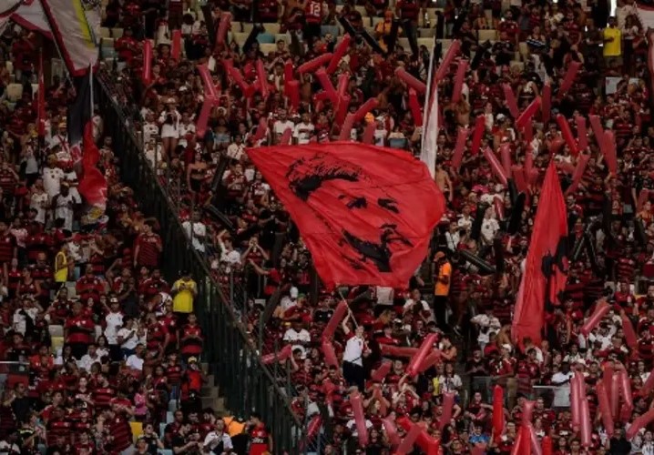 Flamengo assume a liderança do ranking de média de público em 2024 | Foto: Agif