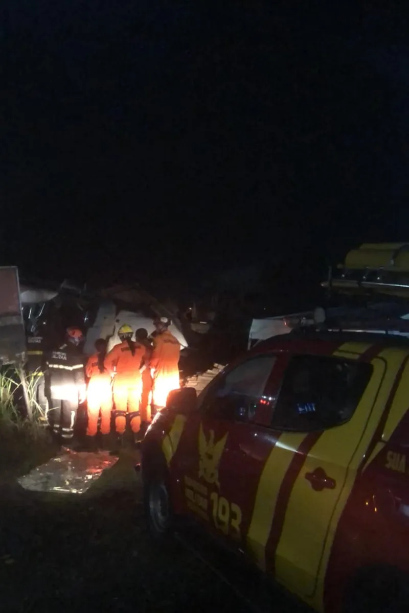 Motorista morre após capotamento de carreta na BR-316