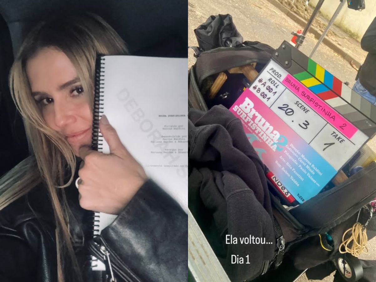 Deborah Secco anuncia o início das gravações de “Bruna Surfistinha 2”