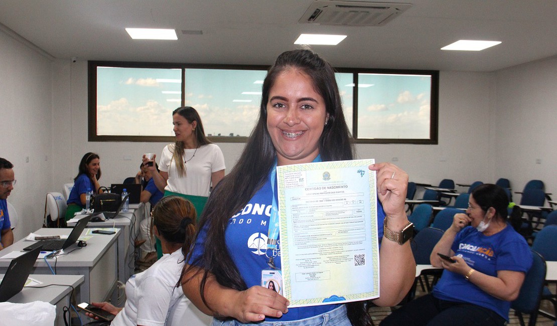 Registro civil de Lídia Bruna Marques dos Santos havia sido levado por enchente - Foto: Niel Rodrigues