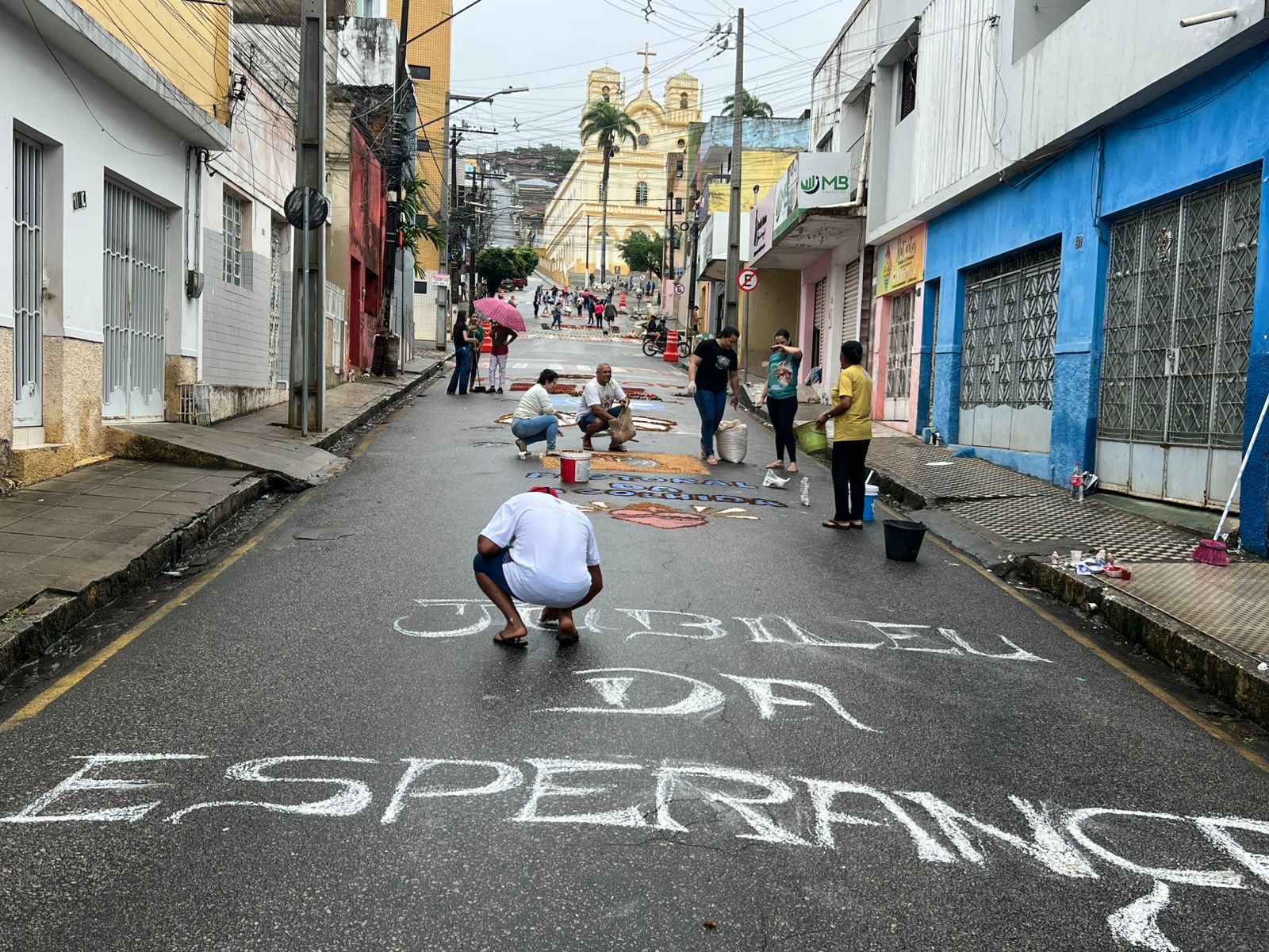 Celebração de Corpus Christi em Palmeira dos Índios