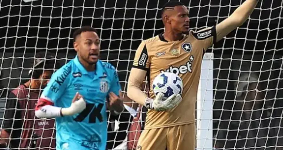 Neymar foi expulso contra o Bota. Vítor Silva: Botafogo