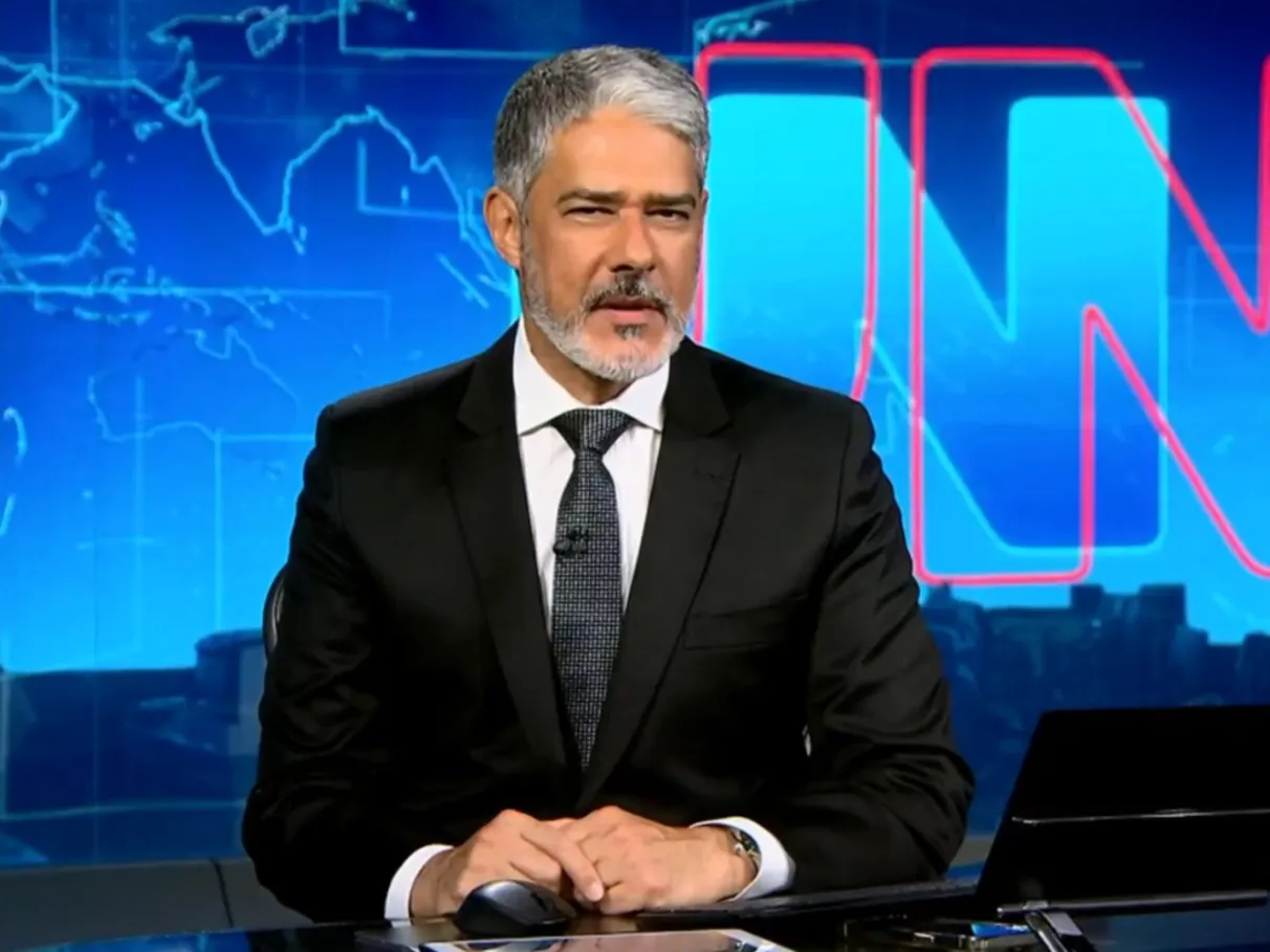 William Bonner é afastado do Jornal Nacional por problemas de saúde