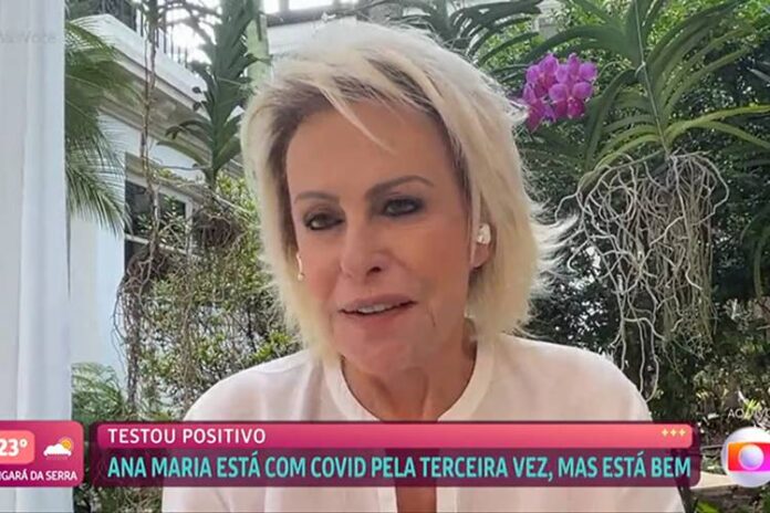 Ana Maria Braga testa positivo para a Covid-19 e desabafa no ‘Mais Você’