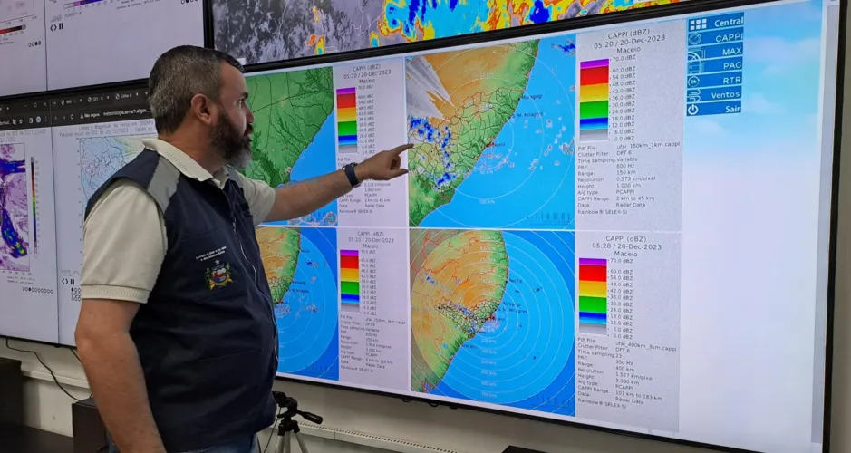 Semarh emite alerta de chuvas até quinta-feira para 3 regiões de AL