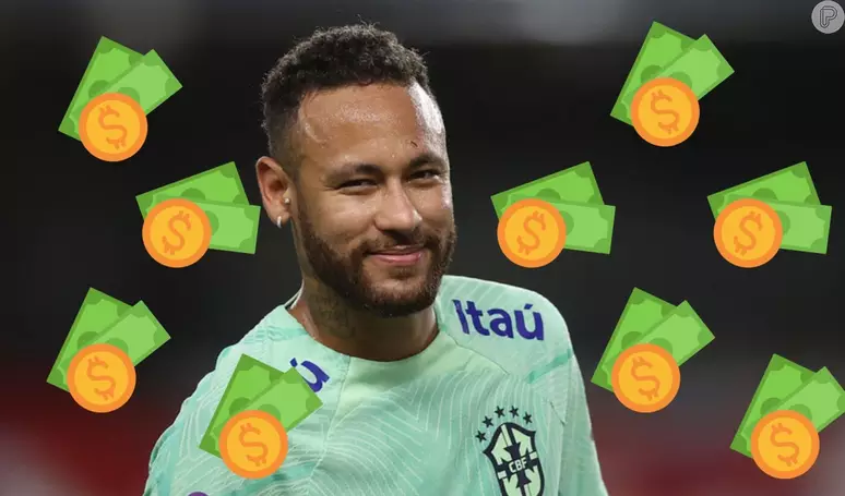 570 milhões? Trocado! Sem jogar no Al-Hilal, Neymar ganha mais que a Mega Sena da virada em oito meses  