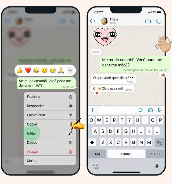 WhatsApp anuncia opção de editar mensagens; veja como fazer