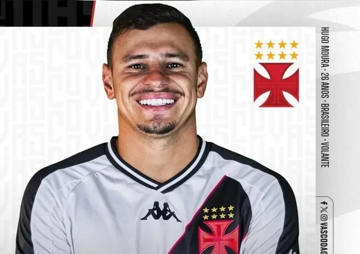 Vasco anuncia contratação de Hugo Moura