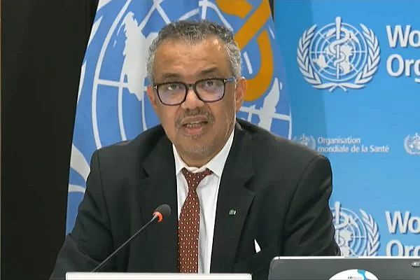 O diretor-geral da (OMS), Tedros Adhanom Ghebreyesus