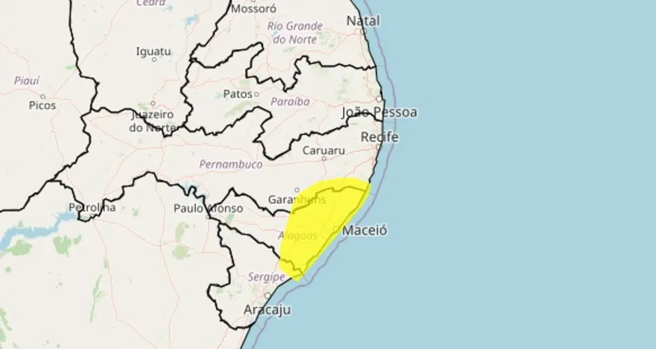 AL em Alerta! Mais de 70 cidades têm risco de deslizamentos e alagamentos