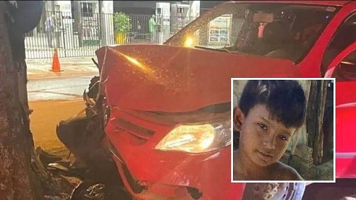 Pai mata a pedradas motorista que atropelou e matou seu filho de 8 anos