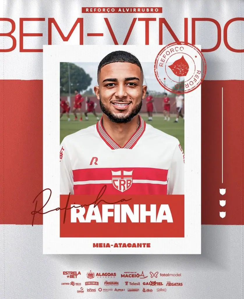 CRB oficializa contratação de Rafinha, ex-Ceará e Tombense