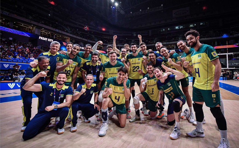 Classificado, Brasil bate China no término da fase preliminar da Liga de Vôlei