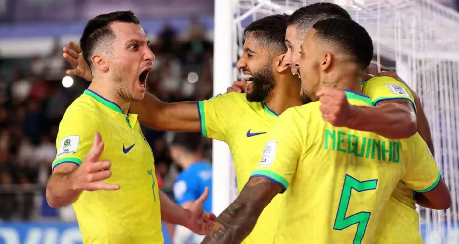 Brasil busca revanche contra a Argentina na final da Copa do Mundo de Futsal