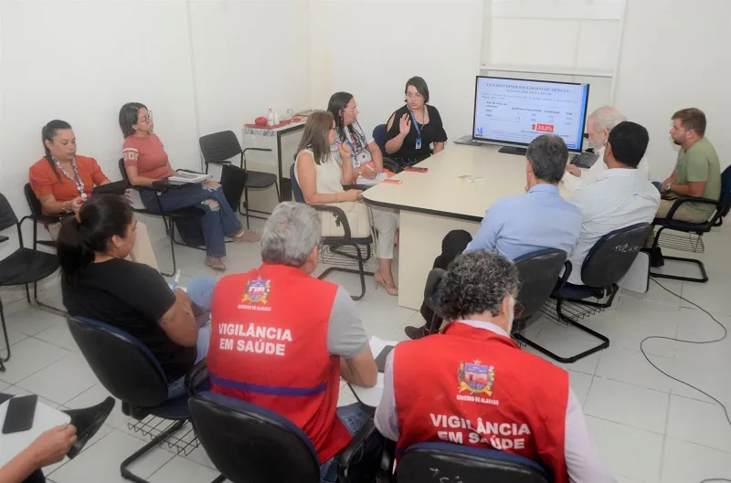 Reunião realizada na sede do órgão mostrou que o crescimento é superior a 53%, em relação ao mesmo período do ano passado. | Foto: Olival Santos / Ascom Sesau