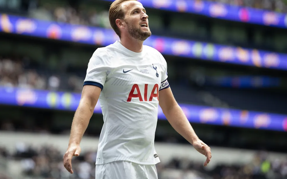 Harry Kane tem contrato com o Tottenham até o fim da temporada - Foto: Getty Images