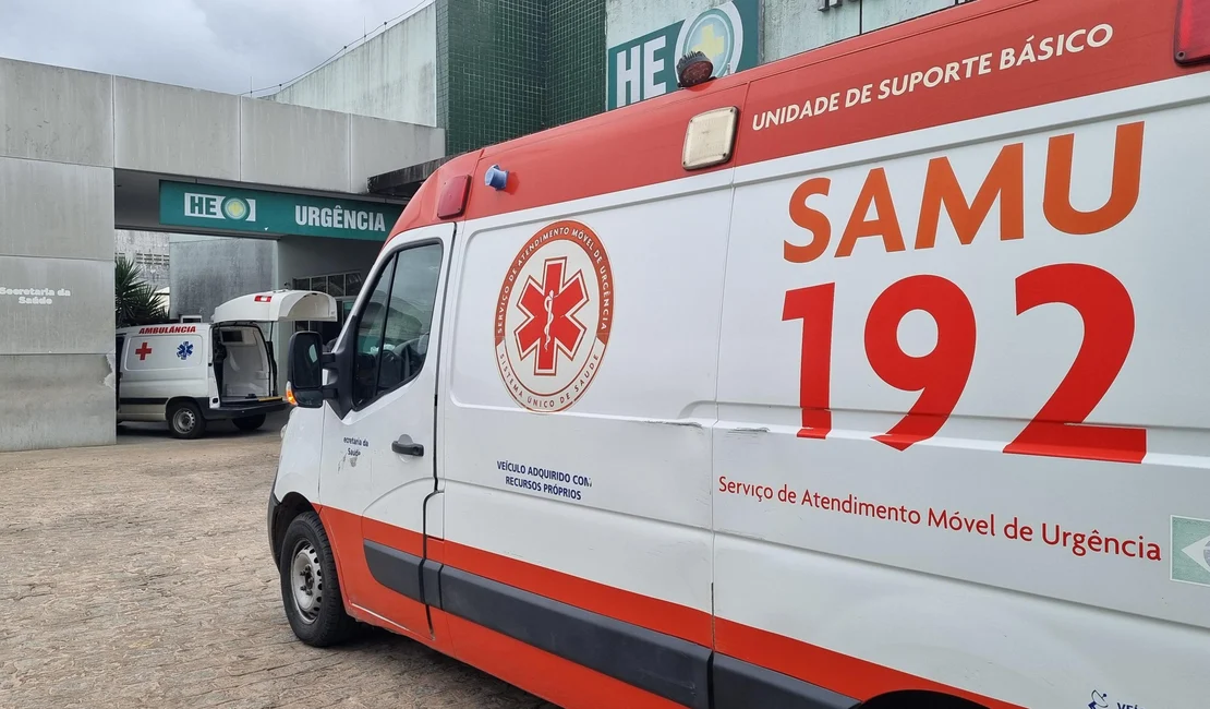 A vítima ficou ferida após o acidente e foi socorrida pelo Serviço de Atendimento Móvel de Urgência (Samu) - Foto: Assessoria