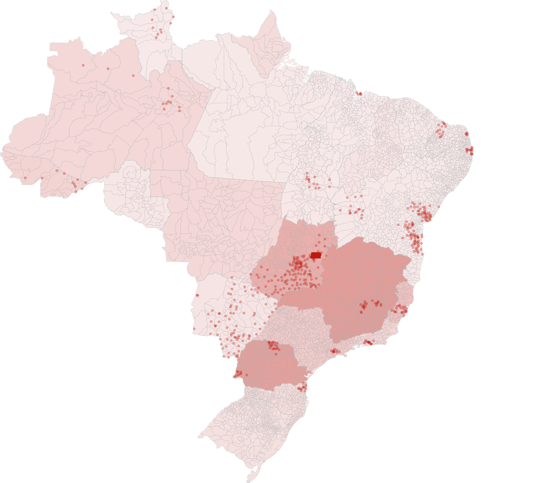 Fonte: Dados do Ministério da Saúde