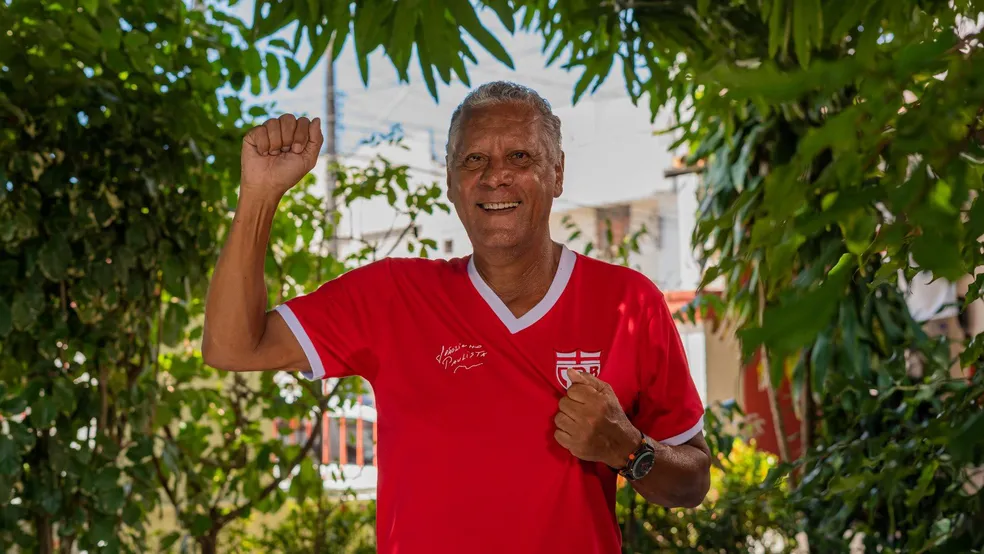 Joãozinho Paulista, ídolo do CRB — Foto: ASCOM CRB