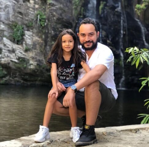 Wesley Camargo e a filha – Instagram