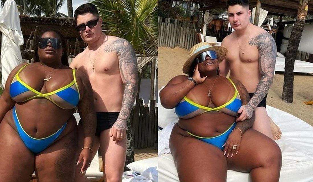 Jojo Todynho posa plena de biquíni em ensaio romântico com o marido, e casal recebe elogios: 'Perfeitos'