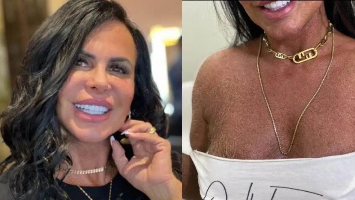 Gretchen se revolta com críticas aos pelos no corpo e manda recado: 'Quem tá comendo acha lindo'