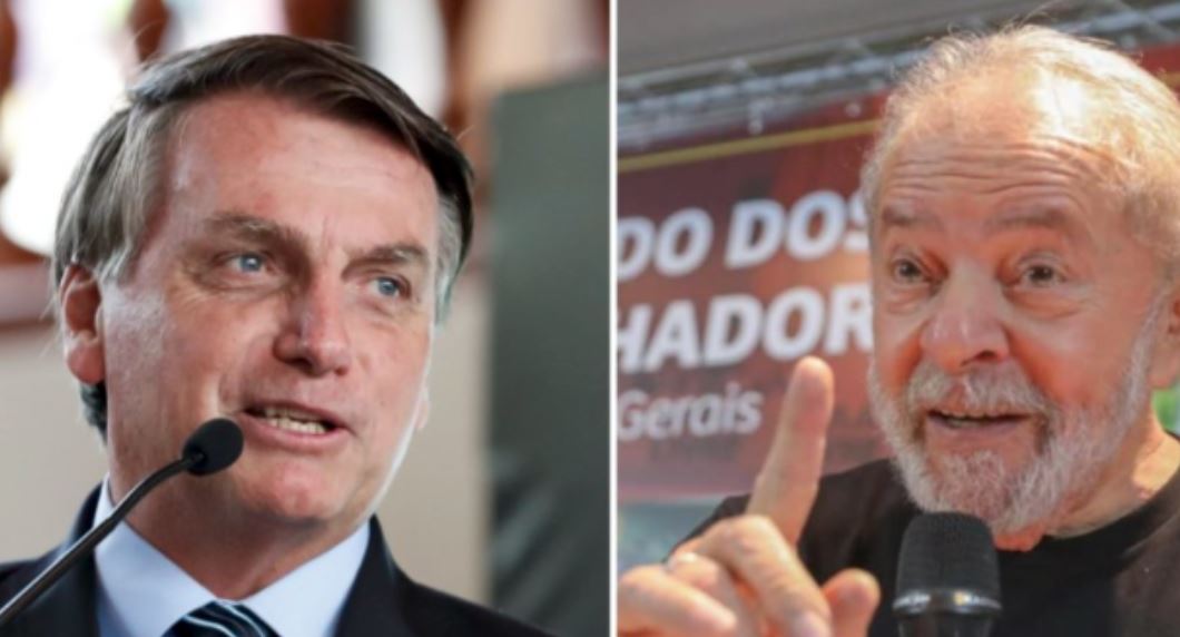 Probabilidade de Lula vencer as eleições cai para 58% e de Bolsonaro sobe para 41%