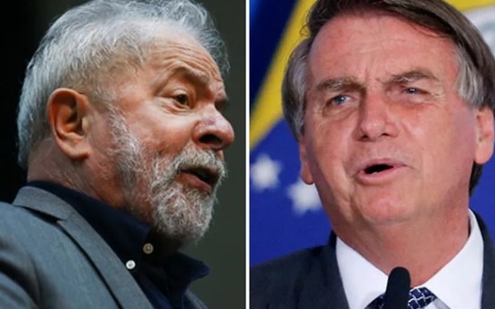  Pesquisas aponta empate técnico entre Lula e Bolsonaro