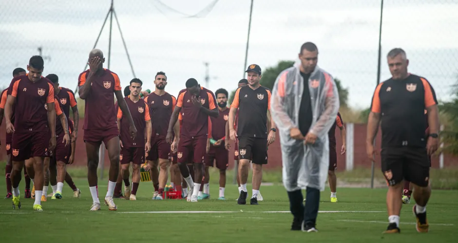 Elenco regatiano está trabalhando firme para sequência dura na temporada. Francisco Cedrim/CRB