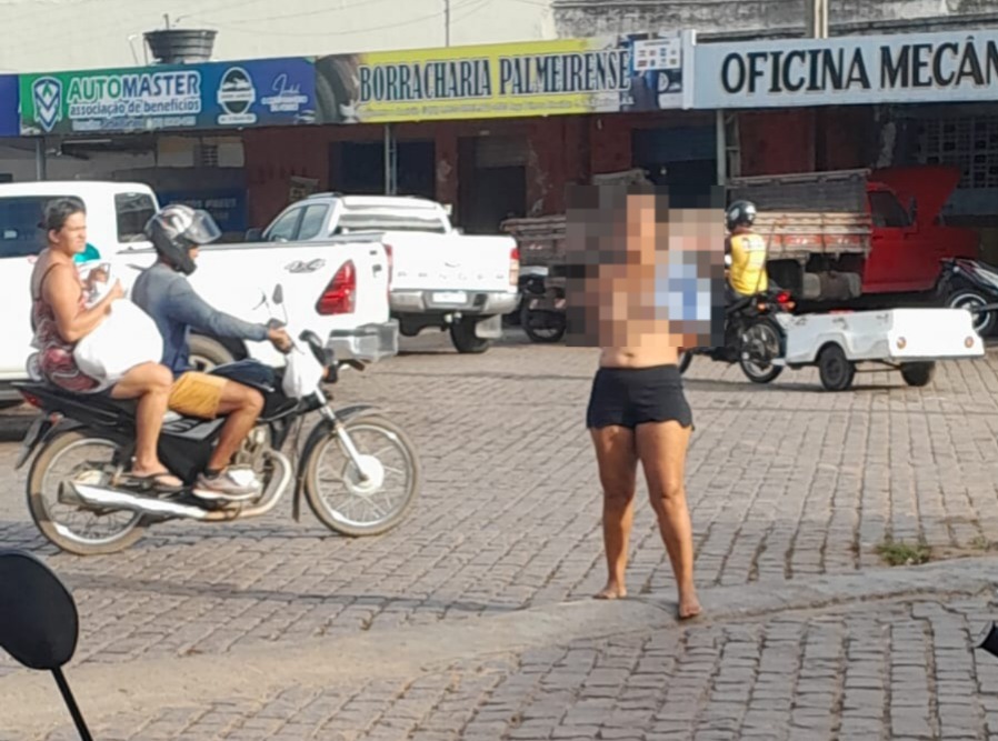 Polícia e Corpo de Bombeiros atuam em ocorrência com paciente em surto no Centro de Palmeira dos Índios