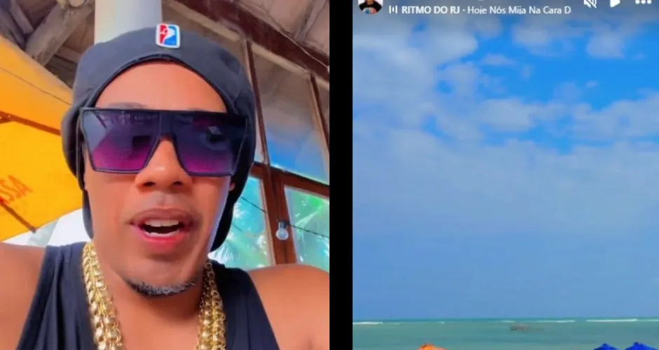 Sósia de Ronaldinho Gaúcho faz a festa de turistas na orla de Maceió