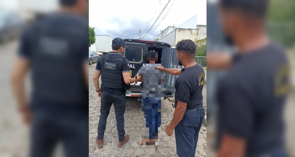 Homem foi preso no interior de Alagoas | Foto: Polícia Civil