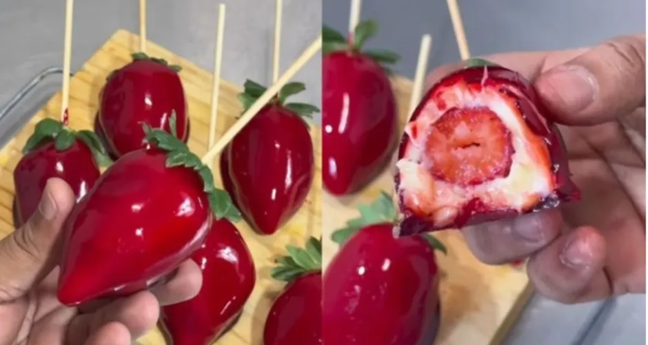 Morango do amor: chef ensina receita que está bombando nas redes