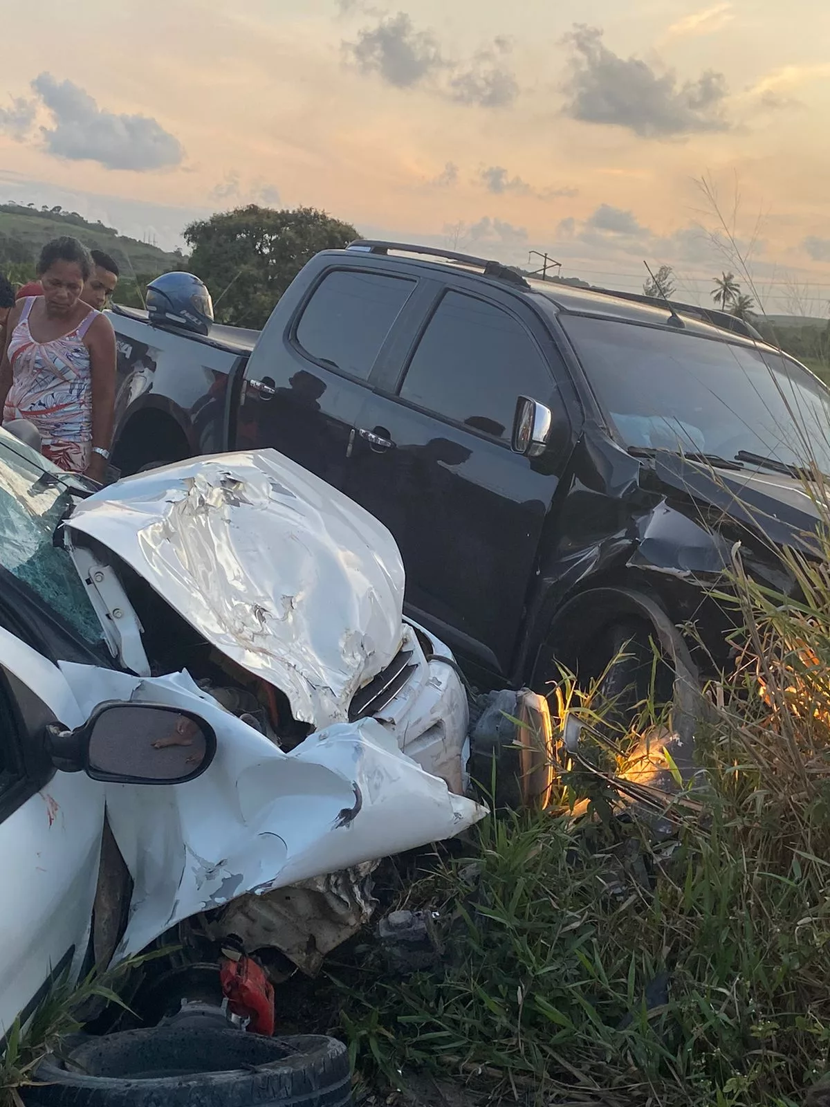 Colisão entre veículos deixa 5 feridos na região norte; 2 vítimas com trauma de crânio