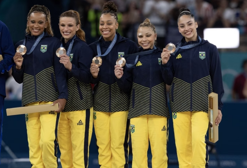 Quanto ginastas brasileiras recebem pelo bronze nas Olimpíadas? 