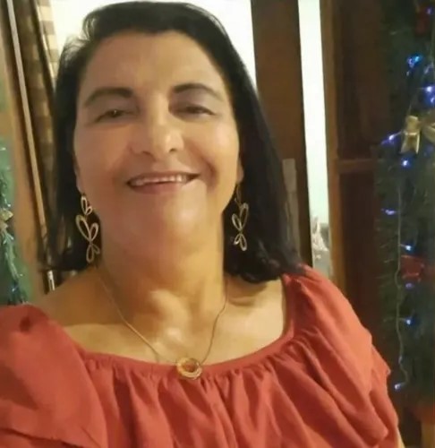 Maria Vieira Sandro, de 59 anos, morreu em acidente com carro na contramão. | Foto: Reprodução/ Via TV Gazeta