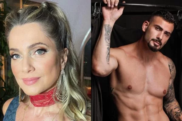 Letícia Spiller surge de mãos dadas e abraçada com ex-bbb Nizam