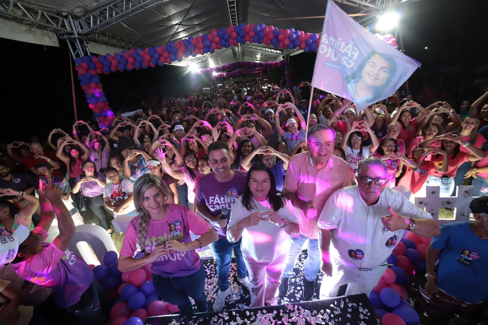 Deputada Fátima Canuto lança candidatura à reeleição em grande evento no Pilar