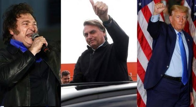 Milei profetiza eleições de Trump em 2024 e Bolsonaro em 2026