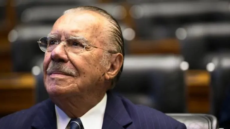 José Sarney, de 96 anos, natural do estado do Maranhão (MA) — Foto: Agência Senado/Divulgação