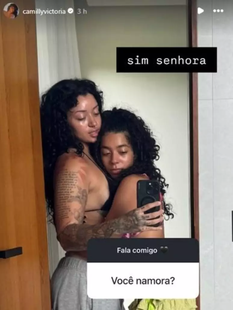 Camilly Victória revelou sobre o novo relacionamento nas redes sociais Foto: Contigo